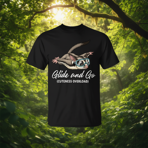 Camiseta Glide And Go Sugar Glider con diseño Cuteness Overload, talla unisex para adultos - Product Image 3