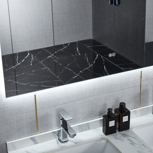 <span class=keywords><strong>Specchio</strong></span> da bagno illuminato a LED rettangolo <span class=keywords><strong>50x70</strong></span> economico senza cornice per soggiorno - Product Image 4