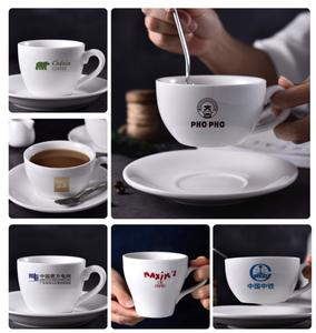 Taza de Café de Cerámica con Logotipo Personalizado al por Mayor |   260ml/340ml/380ml/460ml |   Taza de Gran Capacidad para Latte y Cappuccino para Compras al por Mayor - Product Image 6