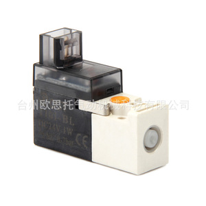 Vanne solénoïde pneumatique miniature Osto T101 AL DC24V DC12V 10mm à montage sur panneau normalement fermée pour le contrôle de l'air - Product Image 3