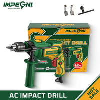 Perceuse à percussion électrique 850W AC avec mandrin 13mm et poignée auxiliaire OEM pour le perçage du bois, du métal et du béton