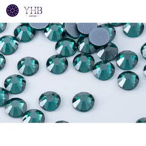 YHB yeni tırnak sanat elmas cam 3D flatback nail art crystalrRhinestones DIY İpuçları dekorasyon için SS4/SS16