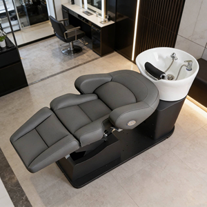 Suministro de fábrica: Sillón de cuero para salón, cama reclinable para lavado de cabello, cama con lavacabezas, cama con tazón para lavado de cabello - Product Image 5