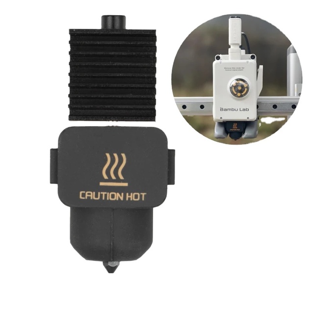 Mellow TZ A1 Hotend 0.2/0.4/0.6/0.8mm Hardened Steel Nozzle for Bambu Lab A1/A1 Mini 3D Printer Part