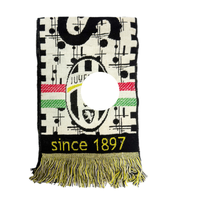 Écharpes de supporter en jacquard acrylique tissé à pois, motif lettre, pour football, hockey sur glace, volleyball, rugby – Vente en gros à prix abordable