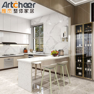 Armario de cocina de madera maciza personalizado, mueble esquinero de madera, moderno y clásico, <span class=keywords><strong>Alacena</strong></span> - Product Image 2