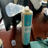 Aérosol d'oxygène portable en aluminium vide avec masque respiratoire, bouteille de gaz oxygène, logo personnalisé, design personnalisé