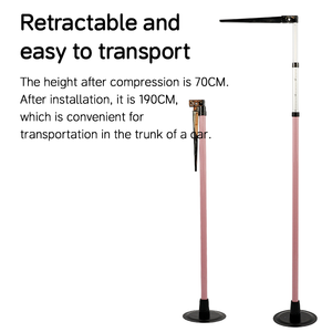 도매 190cm 휴대용 의료 stadometer 저렴한 공장 높이 측정 텔레스코픽로드 스틱 및 슬라이딩 헤드 피스와 눈금자 - Product Image 5