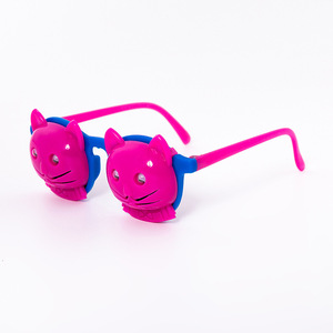 Lunettes de soleil pour enfants, motif chat mignon, monture en résine à bord complet, protection UV 100%, unisexe, été 2021 - Product Image 4