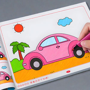 40 עמודים ספר צביעה איכותי לילדים, הדפסה, ציור, חינוך, ספרי צביעה לילדים - Product Image 4