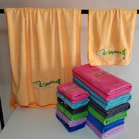 Nouvel arrivage Spa professionnel Salon de beauté Lot de 2 serviettes en microfibre Set de serviettes de bain Serviette de visage en microfibre pour adultes