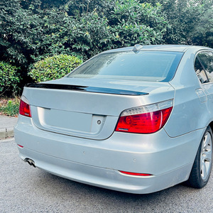 Bmw 5 Series E60 Rear Trunk Spoiler Piano Black Carbon Fiber Texture ABS <b>Wing</b> Shaped 2004-2010 - Product Image 2