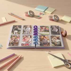 <span class=keywords><strong>Anneaux</strong></span> de <span class=keywords><strong>reliure</strong></span> en plastique transparents colorés en forme de cœur pour système de <span class=keywords><strong>reliure</strong></span> à disques pour albums et carnets à feuilles mobiles - Product Image 2