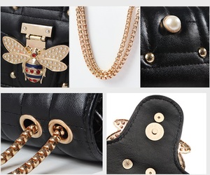 กระเป๋าถือสตรีหรูหราแบรนด์ดังกระเป๋าสะพายพาดลำตัวสะพายไหล่ข้างเดียวกระเป๋าเงินทำมือทำจากไข่มุก - Product Image 6