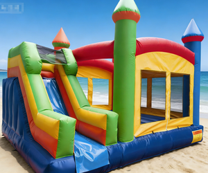 Prix d'usine, aire de jeux gonflable d'extérieur et d'intérieur, trampoline, château gonflable pour enfants, en vente, matériau PVC de haute qualité - Product Image 1