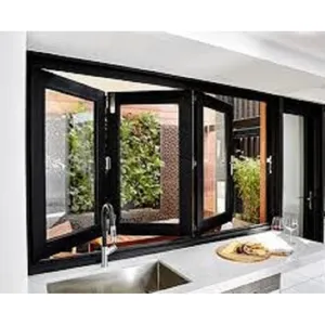 Fenêtres à <span class=keywords><strong>guillotine</strong></span>, modèles de balcons, fenêtres en métal pliantes modernes pour la maison - Product Image 5