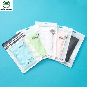 Custom LOGO LOW MOQ with Special Open Window Women's Underwear Self-Sealing Recyclable Clothing Zipper Bag for Package - Product Image 4