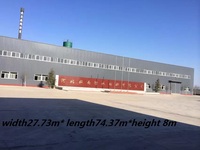 Bâtiment modulaire préfabriqué léger en structure d'acier, kit d'entrepôt, d'usine logistique, de grange, d'atelier ou de hangar à ossature métallique