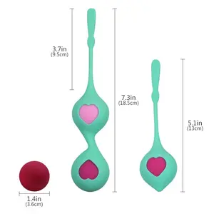 Набор для упражнений, умная вагинальная подтяжка, секс-игрушка для сердца Кегеля, набор для женщин