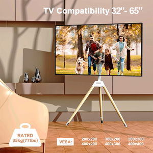 Nouveau design <span class=keywords><strong>support</strong></span> de sol <span class=keywords><strong>tv</strong></span> pour <span class=keywords><strong>tv</strong></span> de <span class=keywords><strong>65</strong></span> pouces noir studio <span class=keywords><strong>tv</strong></span> supports réglables - Product Image 3