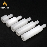 Offre Spéciale – Entretoises hexagonales en nylon filetées mâle-femelle personnalisées (blanc/noir) M2, M2.5, M3, M4, M5 pour PCB