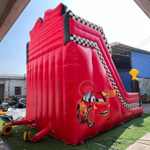 Scivolo Gonfiabile Commerciale a Tema McQueen con <span class=keywords><strong>Auto</strong></span> <span class=keywords><strong>da</strong></span> <span class=keywords><strong>Corsa</strong></span> Cartoon, Scivolo Rimbalzante per Bambini - Product Image 6