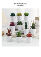 Mini-bonsaï artificiel succulent en pot pour la maison, le bureau ou la décoration commerciale
