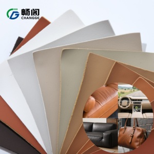 Cuero artificial tela de silicona automóvil sintético permanente cuero antiincrustante para asientos paneles de puerta - Product Image 2
