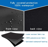 Vente en gros Logo personnalisé Double housse de rangement imperméable pour matelas Couvre-matelas Oxford avec poignées