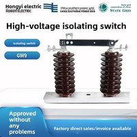 Interruptor Aislante de Cerámica de Alta Tensión Tipo Antiguo Hongyi GW9-12/630A para Montaje en Poste Exterior 12KV
