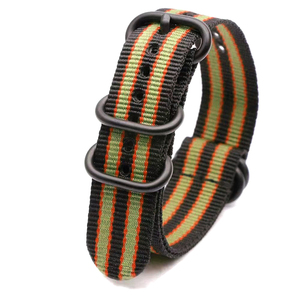 Nouveau <span class=keywords><strong>bracelet</strong></span> de montre ZU Nylon Loop <span class=keywords><strong>Nato</strong></span> 18mm 20mm 22mm LU, <span class=keywords><strong>bracelet</strong></span> à 3 anneaux bleu glace pour smartwatch Zu Lu <span class=keywords><strong>Nato</strong></span> 24mm, bracelets en nylon - Product Image 5