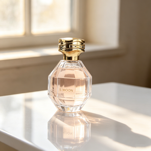 Botella de Perfume Vacía de 100 ml, Diseño Irregular Único de Primera Clase, con Forma de <span class=keywords><strong>Granada</strong></span> de Mano, con Pulverizador y Caja - Product Image 4