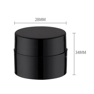 Bouchon de flacon cosmétique noir en PP de 5 ml pour emballage de vernis à ongles, contenant opaque - Product Image 5