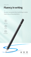 Stylet à pointe métallique premium pour écrans tactiles Haute sensibilité Pointe remplaçable Capacitif passif pour tablettes Mobile