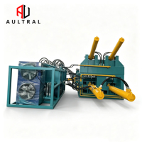 Presse à balles horizontale hydraulique pour le recyclage des déchets métalliques en acier, fer, aluminium, cuivre