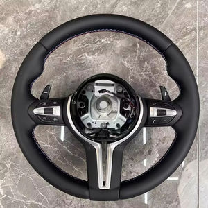 Volante Deportivo Personalizado de Cuero Azul con Marca M para <span class=keywords><strong>BMW</strong></span> F10 F20 F30 F34 E60 E90 E92 F15 F32 E82 340i - Product Image 3