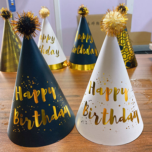 Chapeaux d'anniversaire pour adultes à pois, casquettes mignonnes faites main, couronnes de princesse, décorations de fête prénatale, cadeaux pour garçons et filles, fournitures - Product Image 4