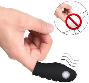 Mini Vibrador de Silicona Impermeable para Mujeres, Masajeador de Dedos, Juguetes Sexuales - Product Image 1
