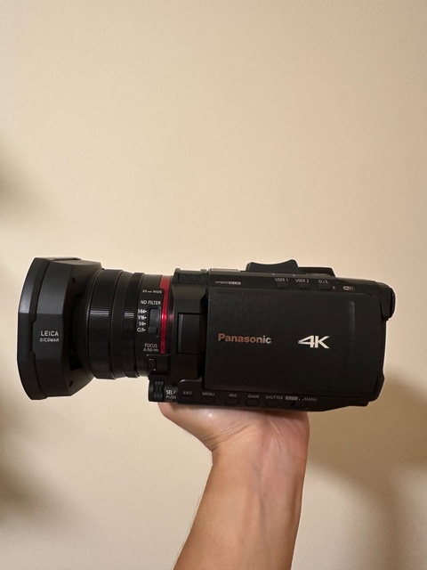 Second Hand Panasonics HC-X1500GK Professional 4K Handheld Camcorder