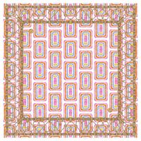 Tapis de table de mahjong à motifs colorés, 31.5x31.5 pouces, pliable, antidérapant, réduction du bruit, pour la maison
