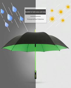 <b>Umbrella</b> Manufacturer Supplier High Quality Durable <b>Windproof</b> Double Layer Automatic Fiber Black Yellow Golf <b>Umbrellas</b> With Logo - Product Image 3