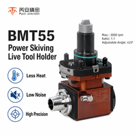Porte-outil motorisé de haute précision BMT55 pour dégrossissage, compatible avec les tours de découpe d'engrenages MAZAK, DOOSAN, OKUMA