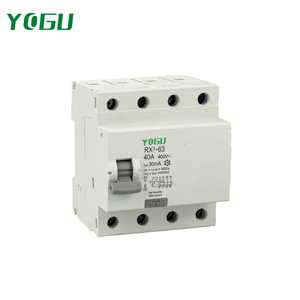 Disjoncteur différentiel YOGU <span class=keywords><strong>DX3</strong></span>-<span class=keywords><strong>ID</strong></span> 4P <span class=keywords><strong>40A</strong></span> RCCB pour systèmes d'automatisation - Product Image 1