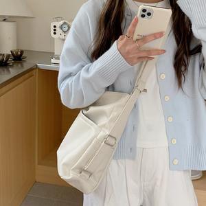Spring Pu Soft Leather Women's <b>Backpack</b> <b>Large</b> Capacity Three In One Commuter Tote Bag Multi Functional Crossbody Bag Trendy - Product Image 4