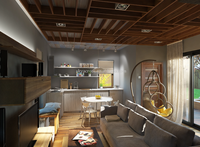 Tiny Home, kit de cabane en acier moderne à 2 étages, entièrement meublé, 2 chambres, 2 salles de bain, maison préfabriquée modulaire, bâtiments de jardin