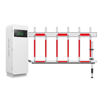 Barrière de stationnement automatique anti-effraction à détecteur de boucle de véhicule, à bras multiples, avec moteur sans balais DC24V