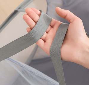 Collapsible Mesh <b>Laundry</b> <b>Baskets</b> for Family College Dorm Hoom Dirt Clothes Bin with Handle - Product Image 5