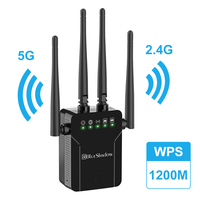 Fabrik Großhandel OEM WPS 5GHz Internet Signal Booster externe 1200 MBit/s drahtlose Langstrecken-Extender Wifi Repeater