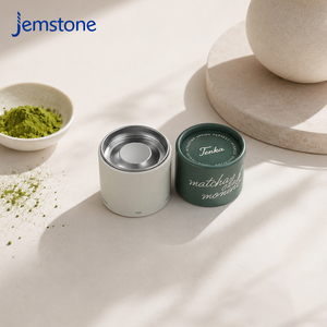 Envases Cilíndricos de Cartón Redondos para Alimentos, Hechos con Materiales Reciclables, Personalizados, de Alta Gama, para Proteínas, Matcha en Polvo, Té, de Grado Alimenticio - Product Image 5
