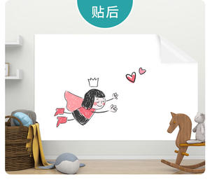 Pizarra Electrostática para Niños, Adhesivos de Pared, Escritura con Bolígrafo de Agua, Adhesivo Estático, Resistente al Agua, Removible, Sin Residuos de Pegamento - Product Image 6